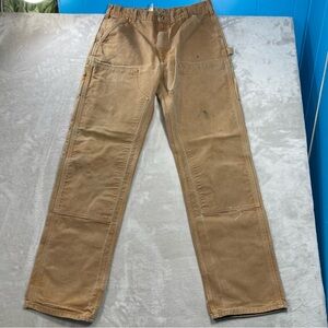Vintage Carhartt Double Knee Carpenter Pants Men's Sz 36x36 USA Made B01 BRN